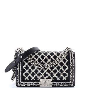 Chanel Boy Flap Bag Sequin Quilted #222458C35B